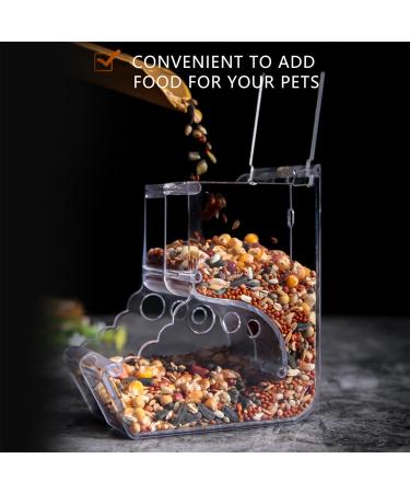 Hamsters Feeder Small Animals Automatic Dispenser Gravity Auto Dispensers Pet Pellets Food Storage Bowl - Dwarf Hamster Gerbils Mice Hedgehog Guinea Pig and Other Small Animal Ideal Feeding Station - Buy Online on GoSupps.com