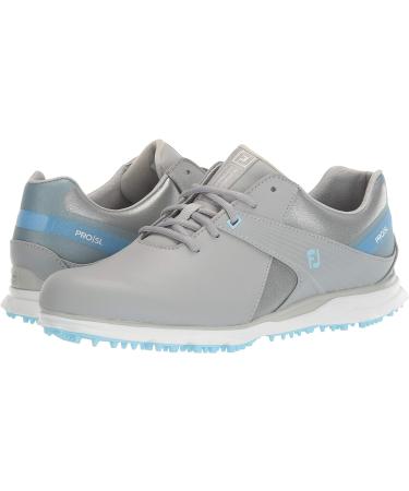 FootJoy Women's Pro/SL Golf Shoes 7 - Grey/Light Blue | Best Price & Free Shipping - Buy Online on GoSupps.com