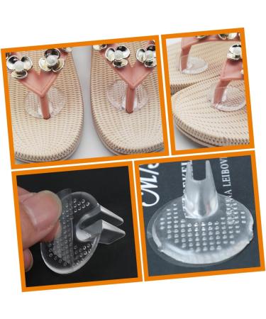 FOMIYES Transparent Sandal Cushions - 10 Pairs Adhesive Gel Foot Pads for Flip-Flops & Summer Sandals - Metatarsal Support Inserts - Buy Online on GoSupps.com