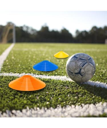 60 Pack Agility Soccer Cones with Carry Bag - Training Cones Set for Football, Basketball, and Sports Drills - Buy Online on GoSupps.com