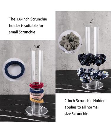 Acrylic Scrunchie Holder Stand for Girls & Women - 2 Pcs Set - Buy Online on GoSupps.com