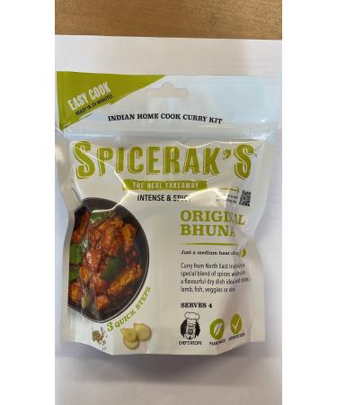 ORIGINAL BHUNA- 320g(160gxpack of 2)-SPICERAK'S - THE REAL FAKEAWAY! UK's Best Indian Curry Sauce Meal Kit - Plant Based