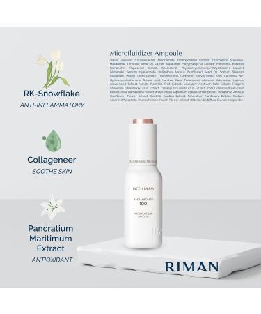 INCELLDERM Radiansome 100 Microfluidizer Ampoule Brightening & Wrinkle improvement Ampoule K-Beauty Skin Care - 30ml / 1.01 fl oz. - Buy Online on GoSupps.com