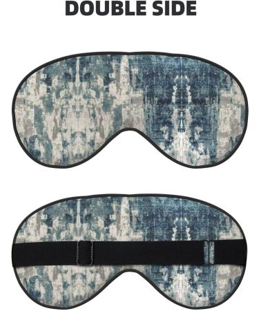 Buy Abstract Blue Print Soft Eye Mask - Perfect Sleep Mask for Men & Women | Travel & Sleep Comfort - Buy Online on GoSupps.com