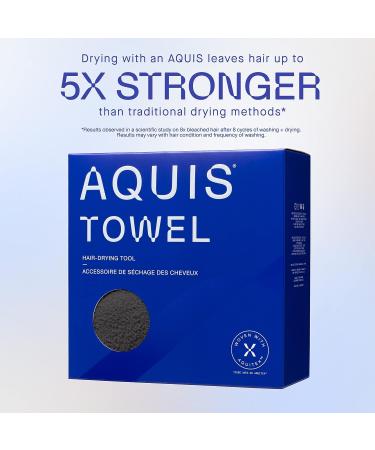 AQUIS Hair-Drying Towel - Water-Wicking & Ultra-Absorbent Microfiber - Buy Online on GoSupps.com
