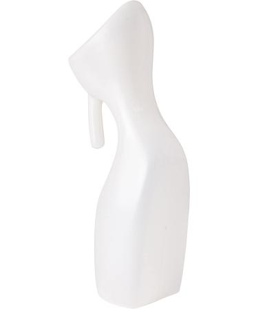 HealthSmart Female Portable Urinal Bottle | Lightweight Shatter-Resistant Plastic | 1 Quart Capacity | Incontinence Aid - Buy Online on GoSupps.com