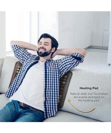 Buy Far Infrared Turmalin Heating Mat & Jade Pillows - 53.3*78.7cm | Best for Back Pain Relief Automatic Shutdown International Shipping - Buy Online on GoSupps.com