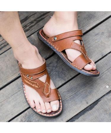 Comfortable Hallux Valgus Sandals for Men - Breathable Flip-Flops for Pain Relief & Foot Correction - Lfzhjzc 42 EU Brown - Buy Online on GoSupps.com