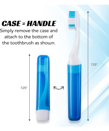 Travel Toothbrushes Mini Toothbrush with Toothbrush Cover Camping Toothbrush Travel Size Toothbrush with Toothbrush Case Portable Toothbrush Adults Travel Toothbrush Kit (Adult 6) 6 Count (Pack of 1) 6.0 - Buy Online on GoSupps.com