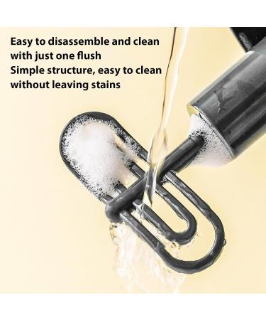 Vuggdt Cleanser Foamer Transparent Automatic Rebound Skincare Foam Maker - Portable Facial Cleansing Tools Deep Cleansing Detachable Fine Foam Black - Buy Online on GoSupps.com