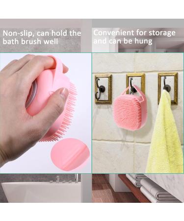BOOBEN Soft Silicone Body Brush - Gentle Shower & Massage Brush for All Skin Types | Easy to Clean Luffa Body Washer - Buy Online on GoSupps.com