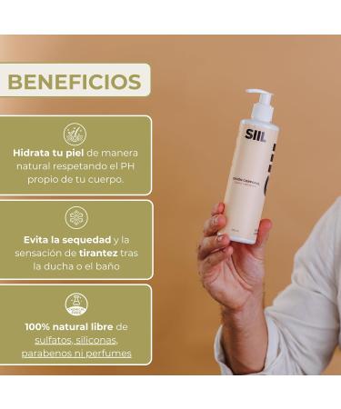  SIIL SIIL Rejuvenating Body Lotion 300ml | Natural Hydration & Firming | Shea Butter & Rosehip | Unisex | Paraben & Chemical Free | Body Care - Buy Online on GoSupps.com