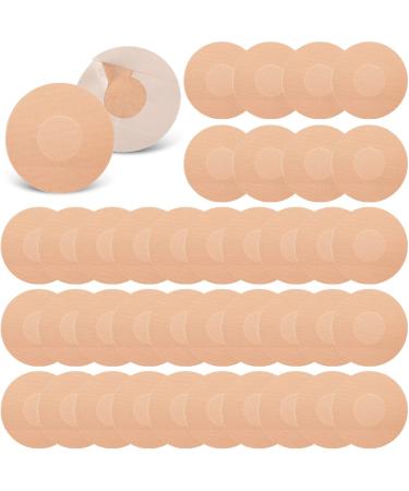 100 Pcs Adhesive Patch Sensor Covers CGM Sensor Patches Waterproof and Sweatproof Pre Cut Adhesive Tape for Skin Continuous Glucose Monitor Protection