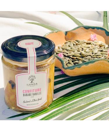 Ilanga Nature - Confiture Banane Vanille 220g - Madagascar - Buy Online on GoSupps.com