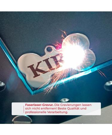 Personalized Ibera Gifts for Medium to Large Cats - Engraved Collar & Red Glitter Neck Band - Buy Online on GoSupps.com