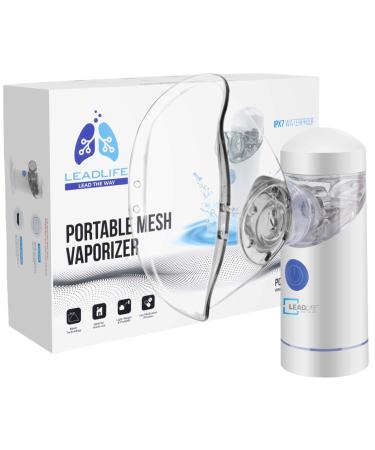 Portable Vaporizer Machine, Self-Cleaning Function, Built-in Rechargeable Battery, Liquid Sensor, Auto Switch-Off, Water-Proof Design, Handhold Mesh Atomizer(Unlimited ONE Year Warranty Included)