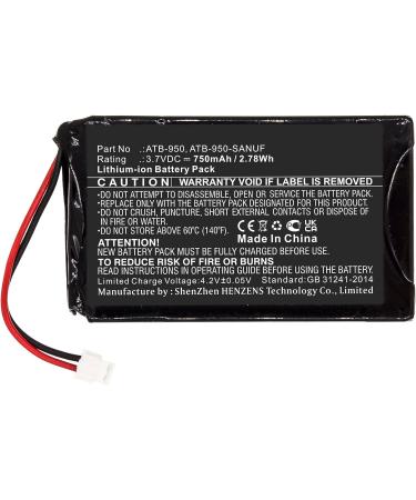 Synergy Digital Remote Control Battery for RTI ATB-950-SANUF | Li-ion 3.7V 750mAh Ultra High Capacity Replacement Battery - Buy Online on GoSupps.com