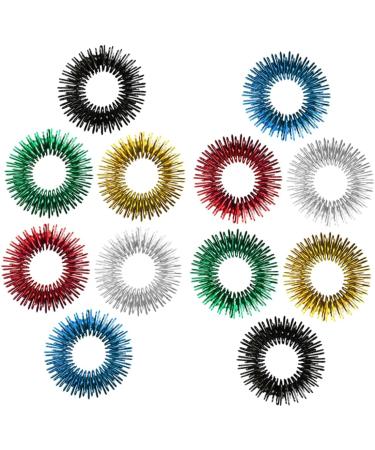 Solustre 36 STK Finger Rings Toy Set - Mini Acupressure Roller for Kids | Stress Relief Finger Massage Device - Buy Online on GoSupps.com