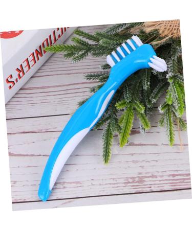 FRCOLOR 9-Piece False Toothbrush & Prosthetic Care Kit - Safe Double-Sided Cleaning Tools for Kids & Adults - Buy Online on GoSupps.com