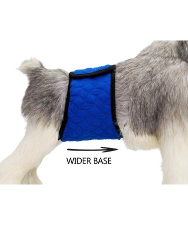 Mkouo Male Dog Diapers 3 Pack Washable & Reusable Belly Bands with High Suction | Ideal for Male Dogs - Shop Now! - Buy Online on GoSupps.com