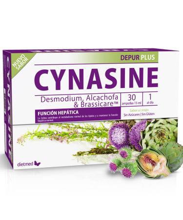 DietMed Dietmed | Cynasine Depur Plus - 30 x 15 ml Ampoules | Desmodium Artichoke & Brassicare (patented broccoli extract)