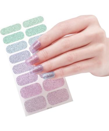 Frotox Semi Cured Gel Nails Art Sliders - UV LED Lamp Nail Decals & Appliques | Fashion Nail Stickers - Style ZE0394 - Buy Online on GoSupps.com