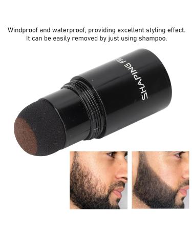Thick Beard Powder for Dark Brown Hair Beard Makeup & Hair Loss Cover-Up | International Shipping Available - Buy Online on GoSupps.com