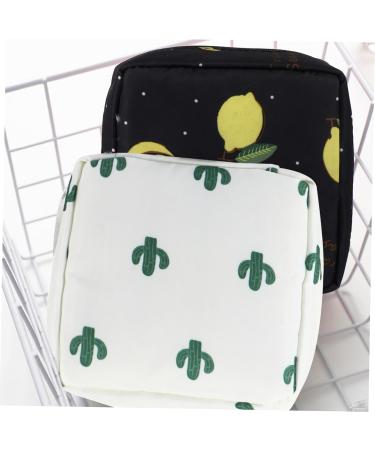 Lurrose Women's Bandages Cosmetic Bag - 2 Pack Mini Make-Up Storage | Cute Nylon & Twill-Fabric Pockets for Girls - Buy Online on GoSupps.com