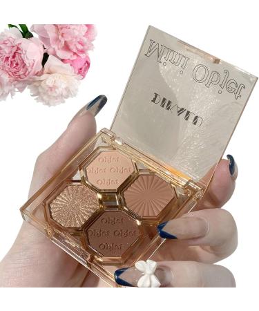 XGZ Eyeshadow Makeup Shimmer Glitter Eye Shadow Long Lasting Self-Adhesive Eye Shadow Neutral Cosmetic Eye Shadow 4 Colors - Buy Online on GoSupps.com