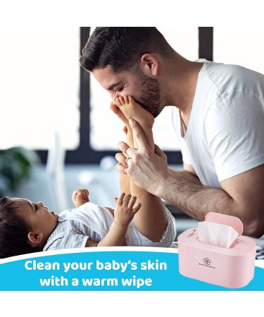 Black Orchid Co. Portable Baby Wipe Warmer with Temp Control and LCD Display - 5 Heat Settings, Heats Up Diaper Wipes, Pink - Buy Online on GoSupps.com