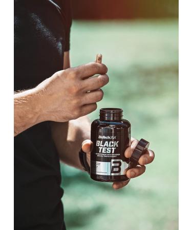 BioTechUSA Black Test Dietary supplement capsules designed for men with arginine amino acid plant extracts vitamins and minerals 90 mega capsules - Buy Online on GoSupps.com