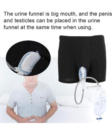 Urine Bag Incontinence Pants Wearable Leak Proof Urinal System with 500ml Collection Bags Anti-Reflux Soft Edge/Thick Voiding Catheter/Liquid Silicone Urinal for Bedridden Small - Buy Online on GoSupps.com