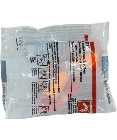 FixtureDisplays 3M 29009 1110 Corded Ear Plugs ONE Pair PER Bag PK 1/10017333 17333-NF - Buy Online on GoSupps.com