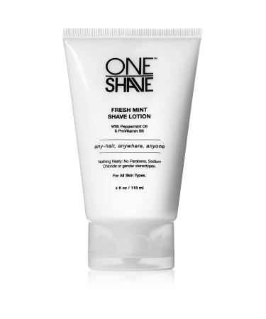 Non Gender Specific Shave Lotion Fresh Mint 4 oz