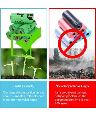 Nestling 300 Dog Poop Bags with Dispenser | Super Strong, Leak Proof & Biodegradable | Green Dog Waste Bags - Buy Online on GoSupps.com