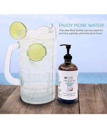 Pure Inventions Coconut Water Infusion Drops - No Sugar, Calories, or Artificial Sweeteners - 500 Servings - 16oz Family Size Bottle - Buy Online on GoSupps.com