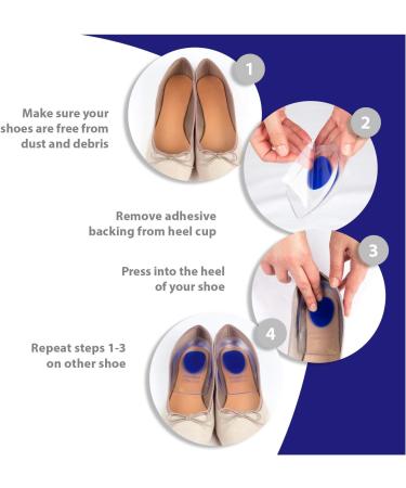 Best Heel Cushion Cups for Plantar Fasciitis | Pain Relief Insoles - International Shipping - Buy Online on GoSupps.com