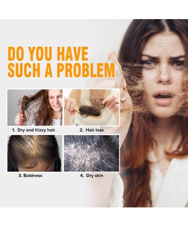 Organic Pumpkin Seed Oil 100% Pure Cold Pressed Pumpkin Seed Oil for Hair Growth Repairs Hair Follicles Stronger Hair Hair Growth Oil for Women & Men - Buy Online on GoSupps.com