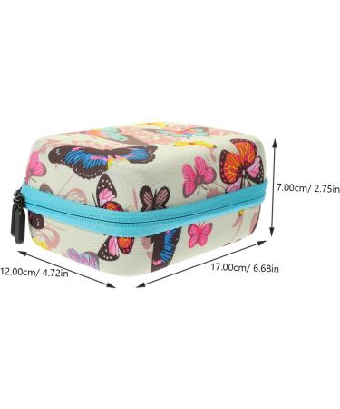 Minkissy Essential Oils Storage Bag - Travel Organizer for Bottles | 600D Oxford Fabric | Portable Blue Wallet (17x12x7cm) - Buy Online on GoSupps.com