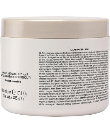 ALFAPARF MILANO Il Salone Milano Masque la k ratine 500 ml - Buy Online on GoSupps.com