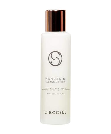 CIRCCELL Mandarin Cleansing Milk Hydrating & Brightening Face Cleanser with Fruit Extracts Anti-Aging Facial Cleanser Rich Creamy Cleansing Milk Removes Makeup Suitable for All Skin Types
