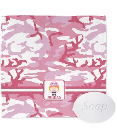 YouCustomizeIt Personalized Pink Camo Washcloth