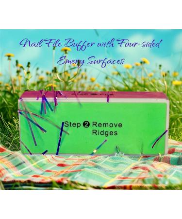 Emery Sponge 4-Way Nail Buffer - Professional Quality Nail Care Tool | Fast International Shipping - Buy Online on GoSupps.com