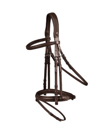 WALDHAUSEN Bridle X-Line Supersoft Brown Thoroughbred