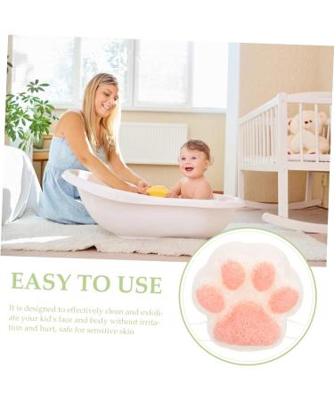 NOLITOY 3pcs Baby Facial Shower Loofah Set - Gentle Face Cleansing Pads & Bath Scrubber for Toddlers - Buy Online on GoSupps.com