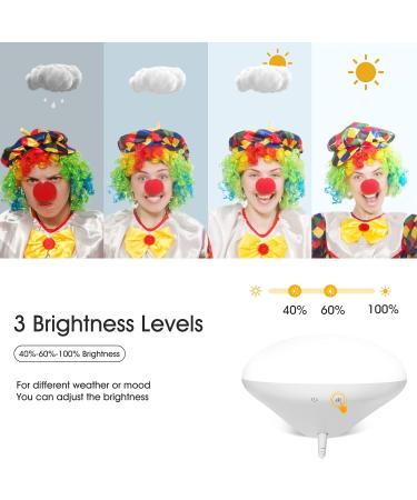 UV-Free 10000 Lux LED Light Therapy Lamp | Touch Control, 3 Brightness Levels, Memory Function | Compact Size for Bright White Therapy - Buy Online on GoSupps.com