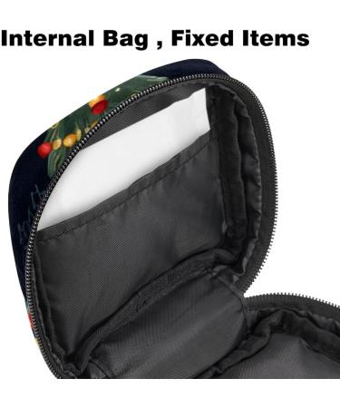 MUOOUM Menstrual Polster Bag Zip - Women's Flip Bag for Tampons - Christmas Stick Pattern - Color 6 - 1 Count (Pack of 1) - Perfect for Girls & Women - Buy Online on GoSupps.com