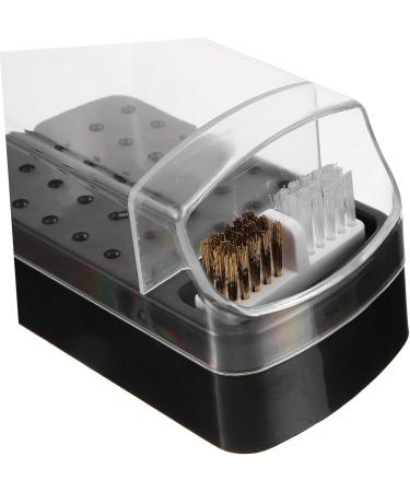 Box Nail Art Storage Box Nail Cutter Storage Box Nail Drill Storage Container Box for Nail Drill Holder Container Grinding Tool Hole Nail - Buy Online on GoSupps.com