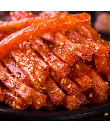 Buy Mkostliking Spicy Snacks - 5 Packs of Sweet & Spicy Latiao | Classic Hot Strips | Perfect Casual Office Snack - Buy Online on GoSupps.com