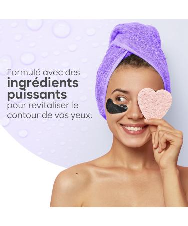 Patch Yeux Anti Cernes (30 paires Jour et Nuit) Masque Yeux avec Caf ine Collag ne et Acide Hyaluronique Patch Anti Cernes Eye Mask pour l'hydratation et les poches Day and Night - Buy Online on GoSupps.com